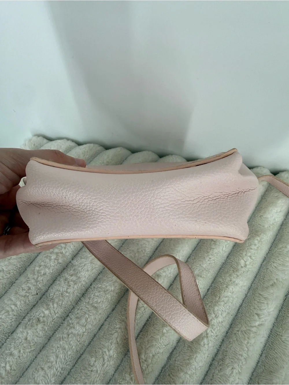 Bath & Body Works Kids Pink Ice Skating Mouse Crossbody Bag